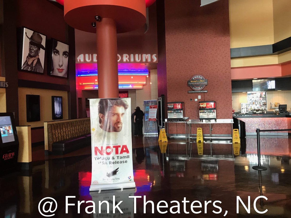 360dCinema's tweet photo. #NOTA Standees has been placed across all #USA 🇺🇸 Locations !!
#4DaysToGo4Nota #NOTAonOct5
@TheDeverakonda @anandshank @kegvraja @Mehreenpirzada @sanchana_n @iamyashikaanand @SamCSmusic @dop_santha @StudioGreen2 @LahariMusic @proyuvraaj
https://t.co/tYgAgHq8IC