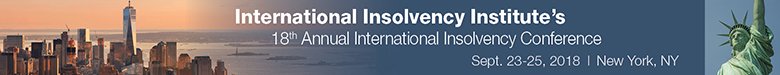 ABLI's "Asian Principles of Restructuring" project is mentioned by Chief Justice Sundaresh Menon in his keynote address delivered at the 18th Annual Conference of the International Insolvency Institute 2018, held in New York on 23-25 September 2018. See tinyurl.com/ya4sol3h