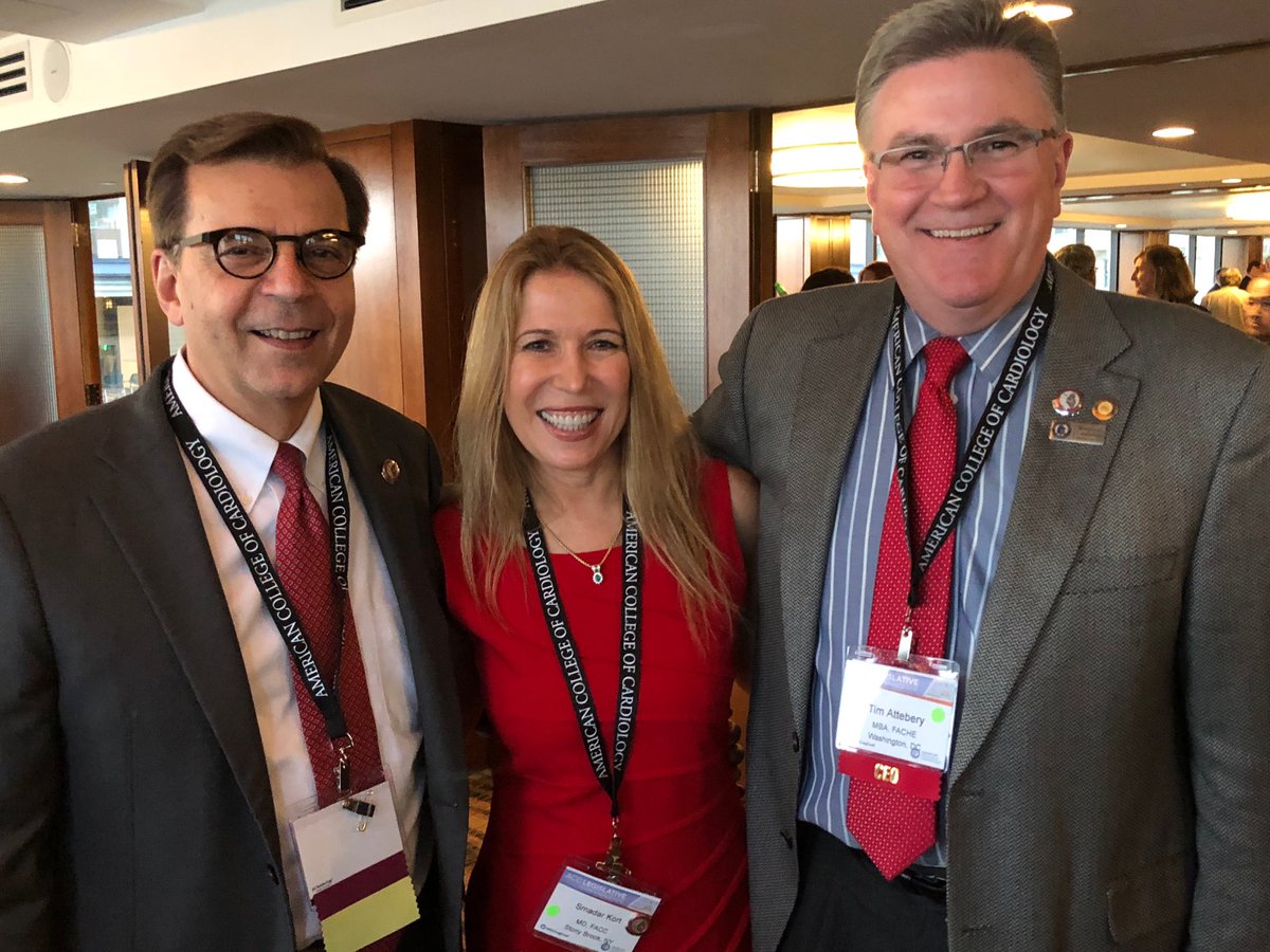 Great to meet ACC new CEO ⁦<a href="/TimAttebery/">Tim Attebery</a>⁩. Looking forward to your leadership ⁦<a href="/ACCinTouch/">American College of Cardiology</a>⁩ ⁦<a href="/NYSCACC/">New York Chapter, ACC</a>⁩
