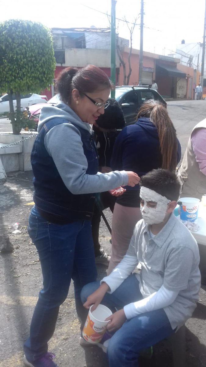 UnidosAlto's tweet photo. Máscaras de yeso https://t.co/JHILNIe8vM