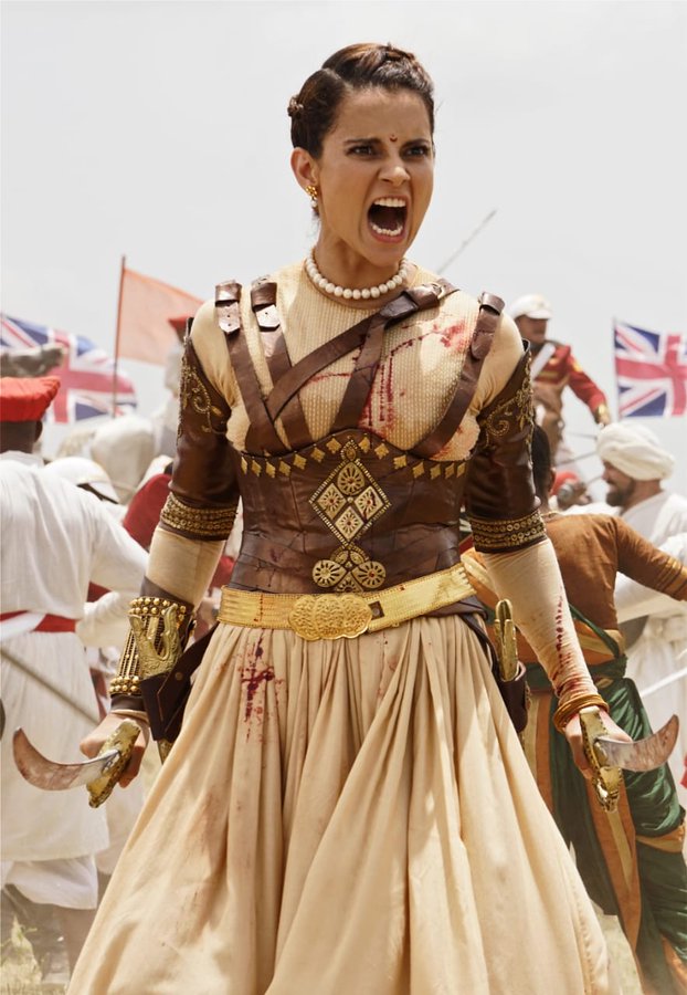Kangana Ranaut is an angry Goddess in Manikarnika: The Queen of Jhansi new  poster | Bollywood News – India TV