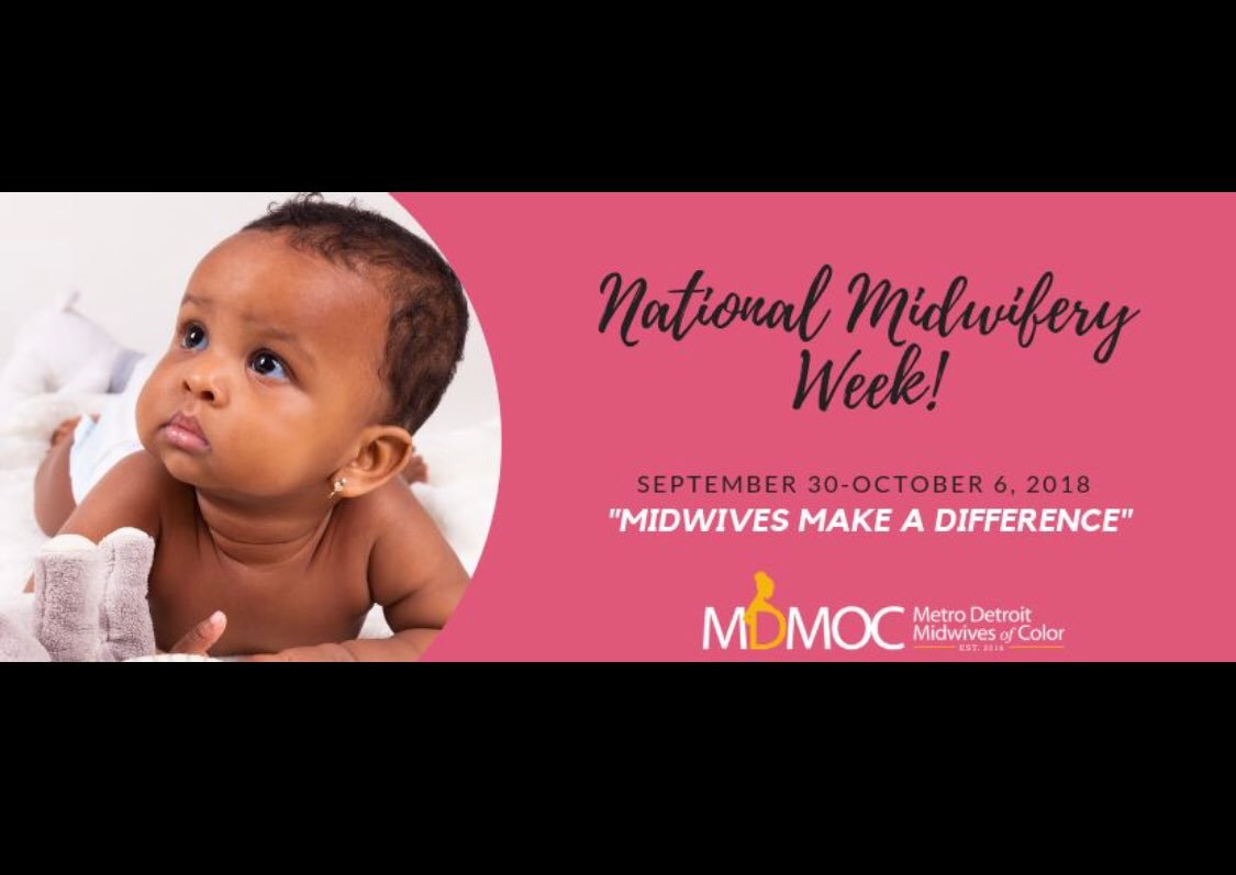 metrodetroitmoc's tweet photo. Happy National Midwifery Week!
#MW2018 #midwiferyweek2018 #MDMOC #wearethewomenweserve https://t.co/BPvvLNzyQJ