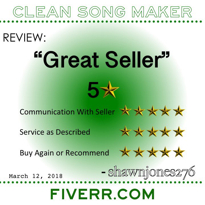 CleanSongMaker's tweet image. #Review