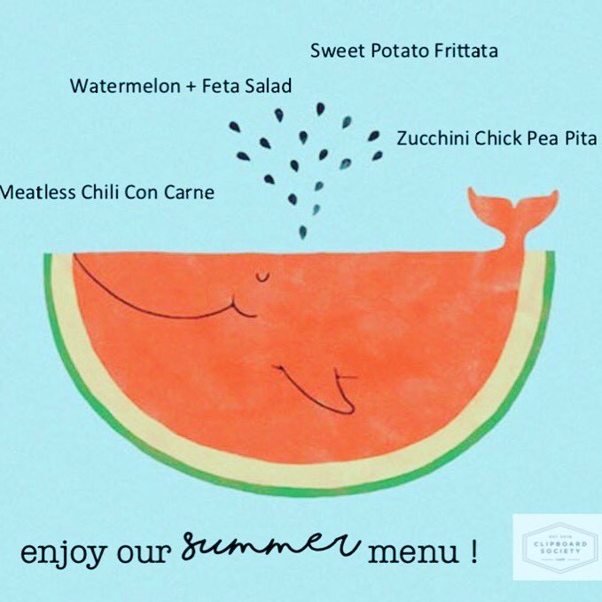 ClipboardCafe's tweet photo. Happy Monday! Summer Menu is out - comeby and visit us when you are at work! https://t.co/XSk79jP87m