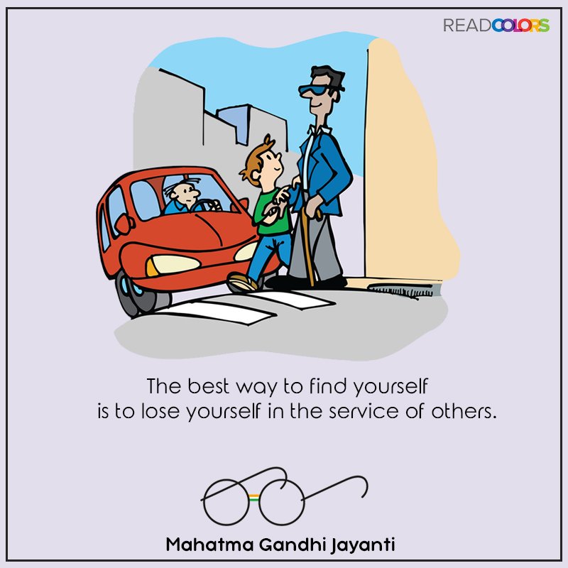 Readcolors's tweet photo. #GandhiJayanti
Happy Gandhi Jayanti to everyone who provide services to every creature in this universe loosing themselves for humanity.
#HappyGandhiJayanti #2ndOctober2018 #GandhiJayanti2018 #MahatmaGandhiJayanti #2October2018 #MahatmaGandhi https://t.co/yztTY5pJGF