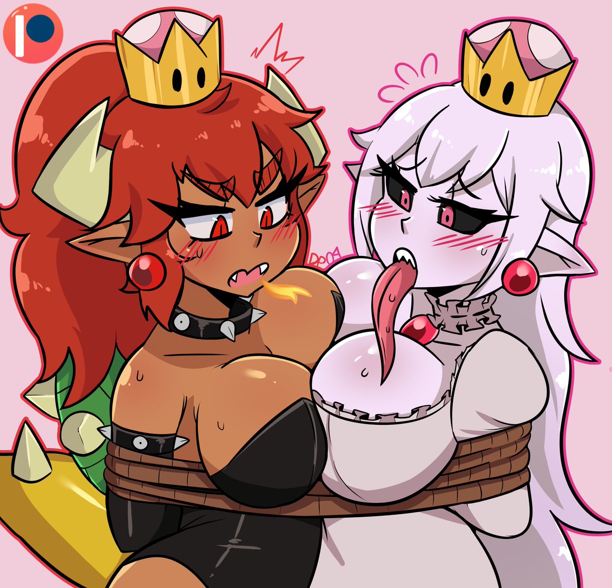 SAVE THE PRINCESSES!#Bowsette #Boosette Speedpaint https://youtu.be/euR5mcJ...