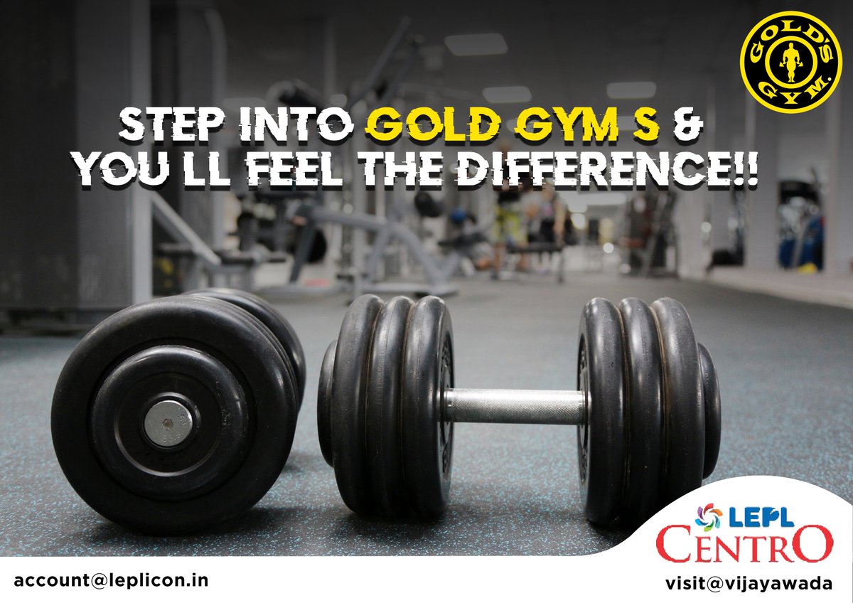 leplcentro's tweet photo. Join @GoldsGym in @leplcentro #Vijayawada to enjoy better results
#GymMind #Workouts #Fitness #MondayMotivation https://t.co/No6wZYmB49