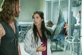Hispanic Heritage Month Day Sixteen (9/30/2018). #73. California born Latina actress Seychelle Gabriel (Mexican) starred as medical student "Lourdes" on the TNT alien invasion series "Falling Skies." She also acted/voice acted in "The Last Airbender" & "The Legend of Korra."