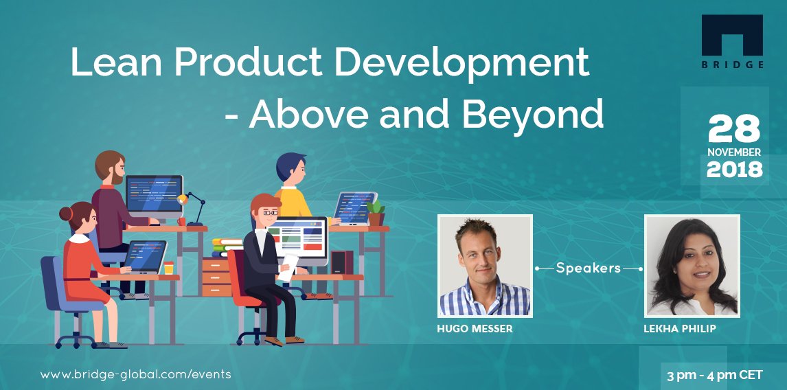 Bridge_Tweed's tweet image. It’s true that “Ideas are easy. Implementation is hard.” But do not worry. Join our #FreeWebinar on #LeanProductDevelopment to know the secrets to turn your ideas into a cost-effective reality! bridge-global.com/events 
#productdevelopment #leanproductmodel #BridgeLabs