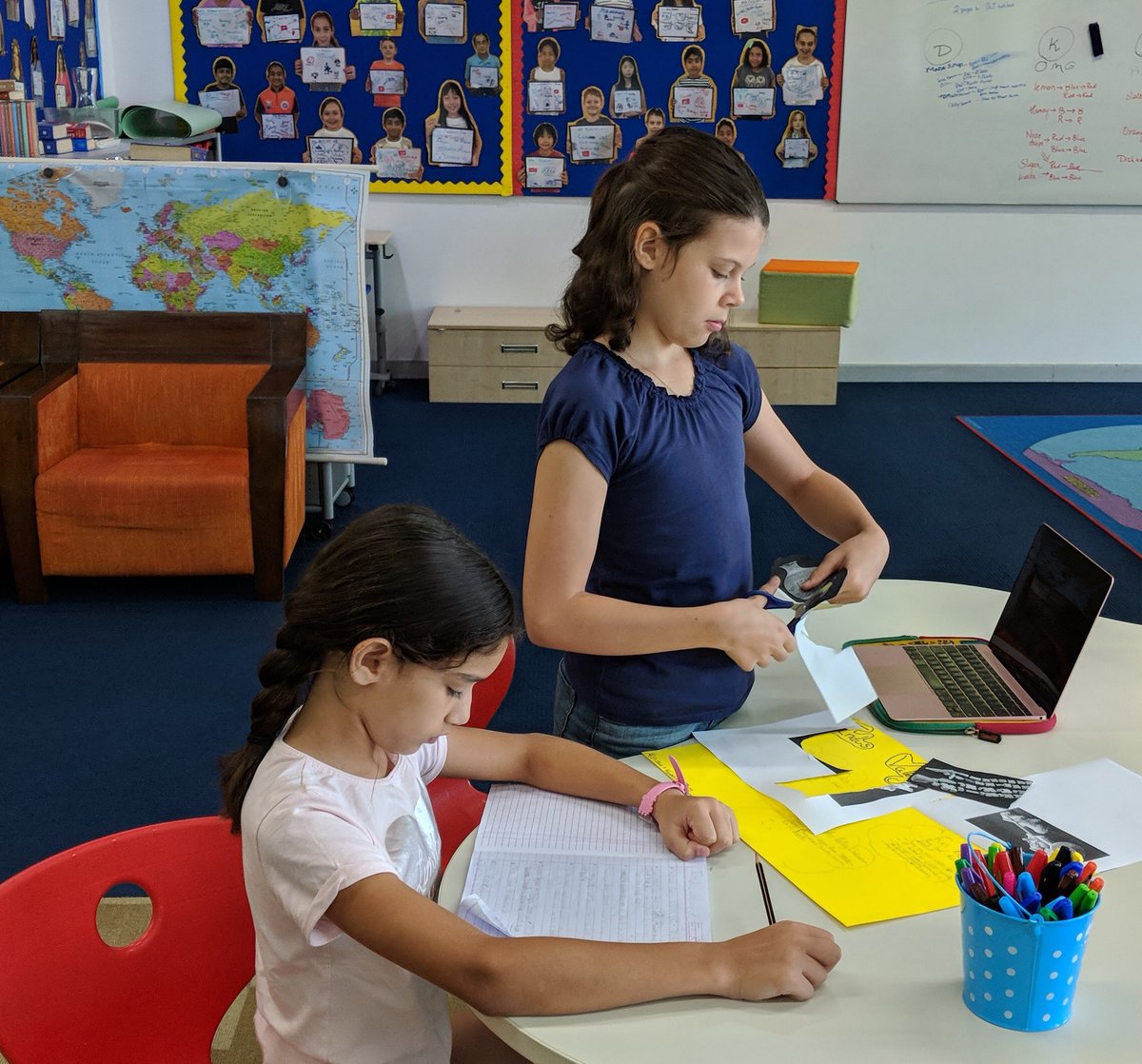 ASBIndia's tweet photo. KG students @ASBIndia worked on “Math About Me” while Grade 5 students studied the Indus Valley Civilization. Engaged inquirers all around! #IndividualizedPathways #ASBIndia #WhatSchoolShouldBe @c_alan_johnson @fionacrossthec @SmithiesjM https://t.co/cXsfjFHJwD