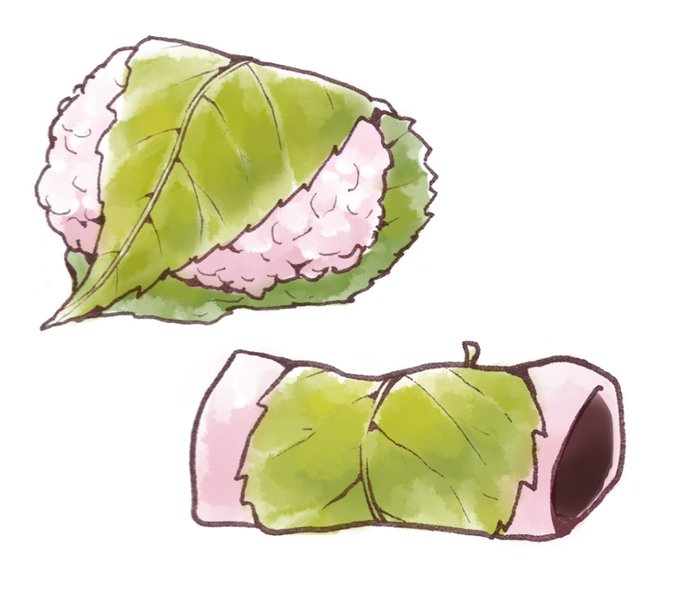 桜餅のtwitterイラスト検索結果 古い順