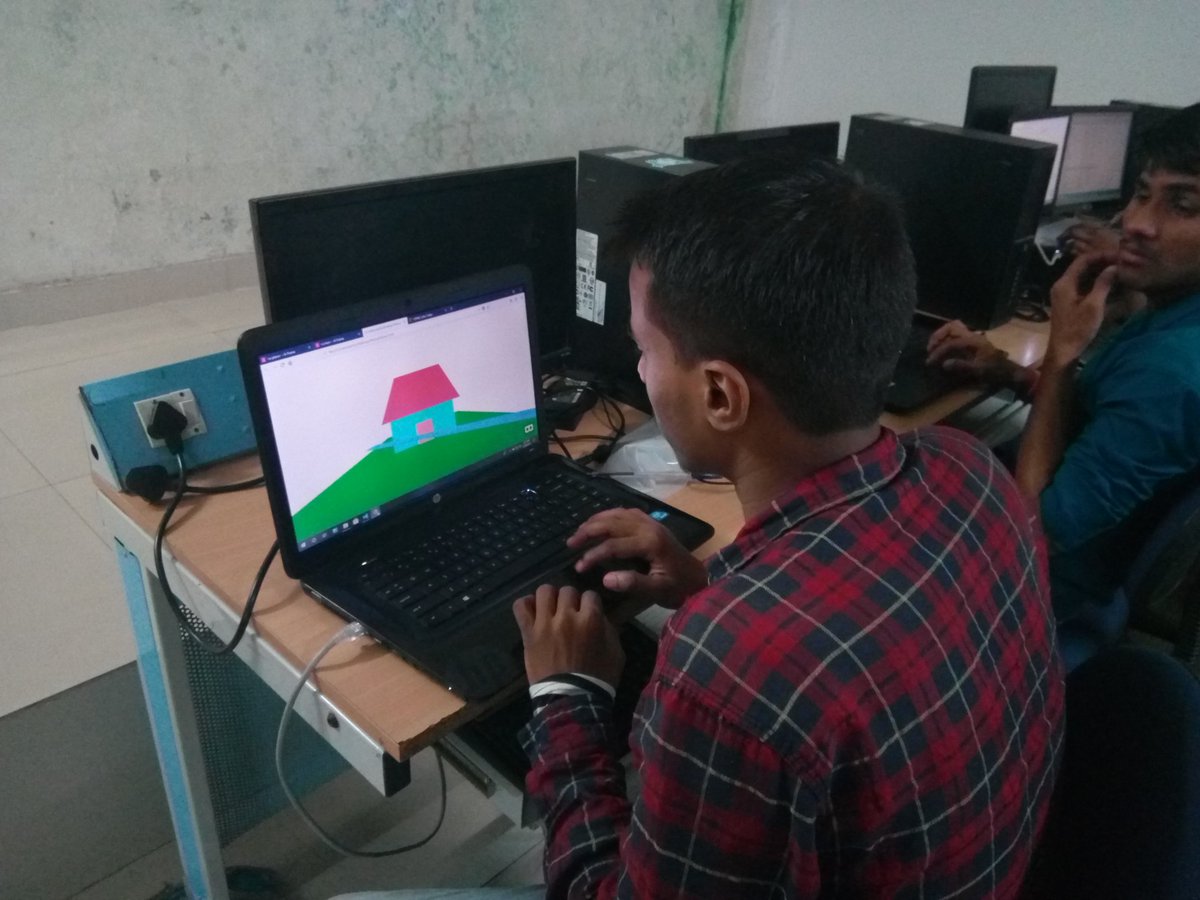 MikeMozmicky's tweet photo. Mukesh Pathak:
We have 24 best Aframe Sence Made by Participants in Moz Hack Night RGI #MozMPCG. We'll Share link Soon...  😍😍😍
@ram_gurumukhi @vabajaj @faisalazizindia @aframevr @mozilla @MozillaIN https://t.co/BpGRN6Dqyt
