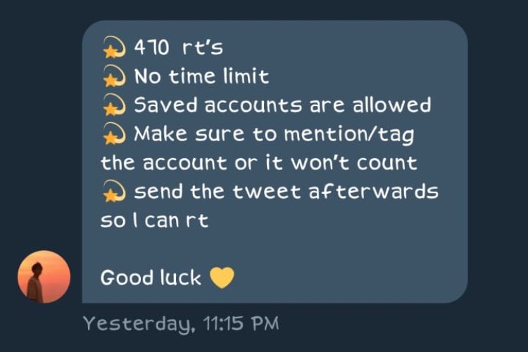 kij0ringmashi's tweet photo. ‼fams don’t ignore‼
This is My first RT deal 
And i hope u guys help me soooo pls help me with rt 😭
I only need 470 rts 
So pls pls pls help me 😭🙏
TQ @euraptvre for this chance ❤
I will do #rtxrt rply below and maybe dm ❤ https://t.co/LDjtzFbCVM