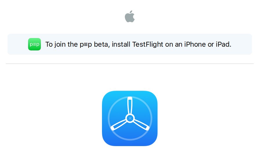 pEpFoundation's tweet photo. p≡p for iOS: Try Out Now!
(Limited to 100 users via the #TestFlight beta programme ...)
https://t.co/rNdpIuL8Da
Moreover: Publication in #AppStore is pending -- since several weeks.
#pEp4iOS #PrivacyByDefault https://t.co/QJDrGrONt3