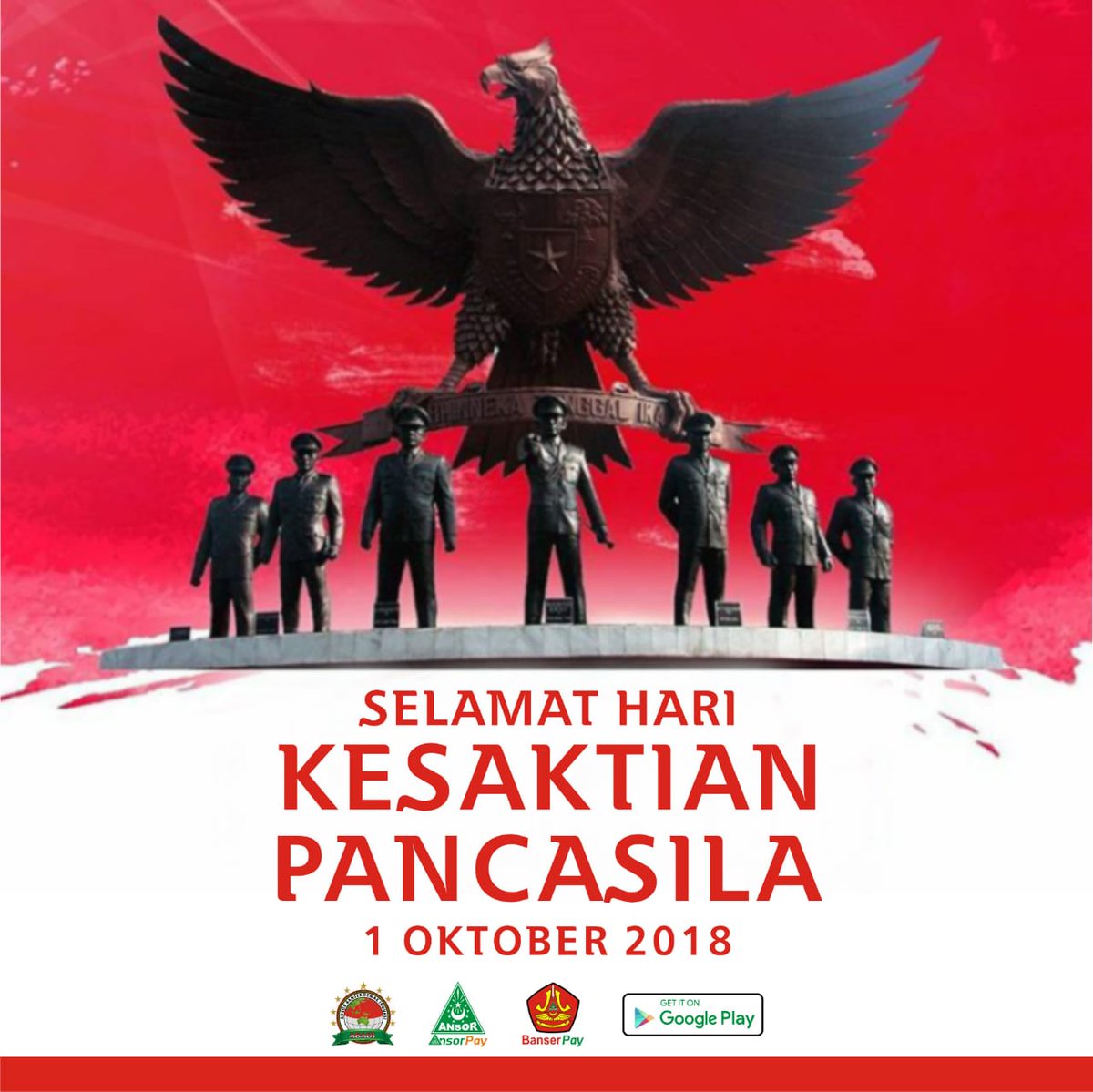 Diantara butir #Pancasila dari sila ke 5 adalah: Suka melakukan kegiatan dalam rangka mewujudkan kemajuan yang merata &amp; berkeadilan sosial.
<a href="/AnsorPay/">AnsorPay</a> mengajak anda berkarya dgn aplikasi ini.
<a href="/hanifdhakiri/">MHD</a> <a href="/AfifFuadS/">Afif Fuad Saidi</a> <a href="/NusronWahid1/">Nusron Wahid</a>
#kitainisama
#MudahMurahBerkah