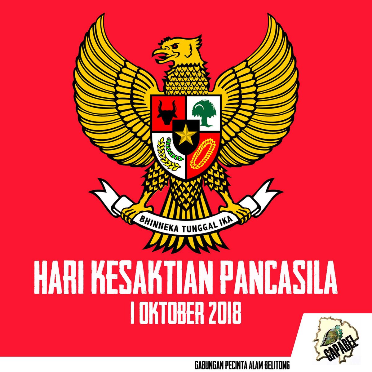 GAPABEL's tweet photo. Selamat Hari Kesaktian Pancasila

#HariKesaktianPancasila
#Gapabel
#GapabelUntukNegeri https://t.co/3UIdCCLss2