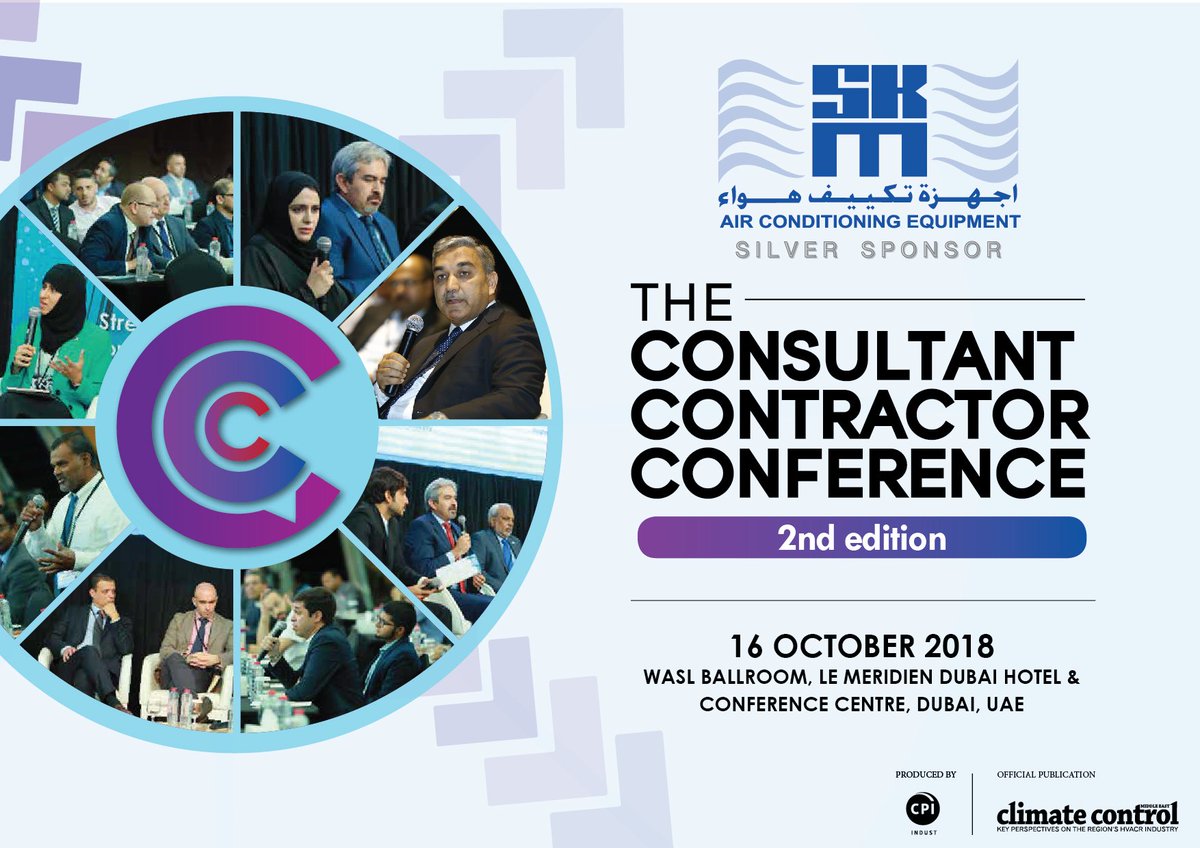 SKM cordially invites all the consultants and #contractors in the #UAE to meet SKM Team at Consultants and Contractors #Conference, being held on 16th October at Le Meridien Hotel #Dubai.
For more details visit: ccme.events/ccc-me/