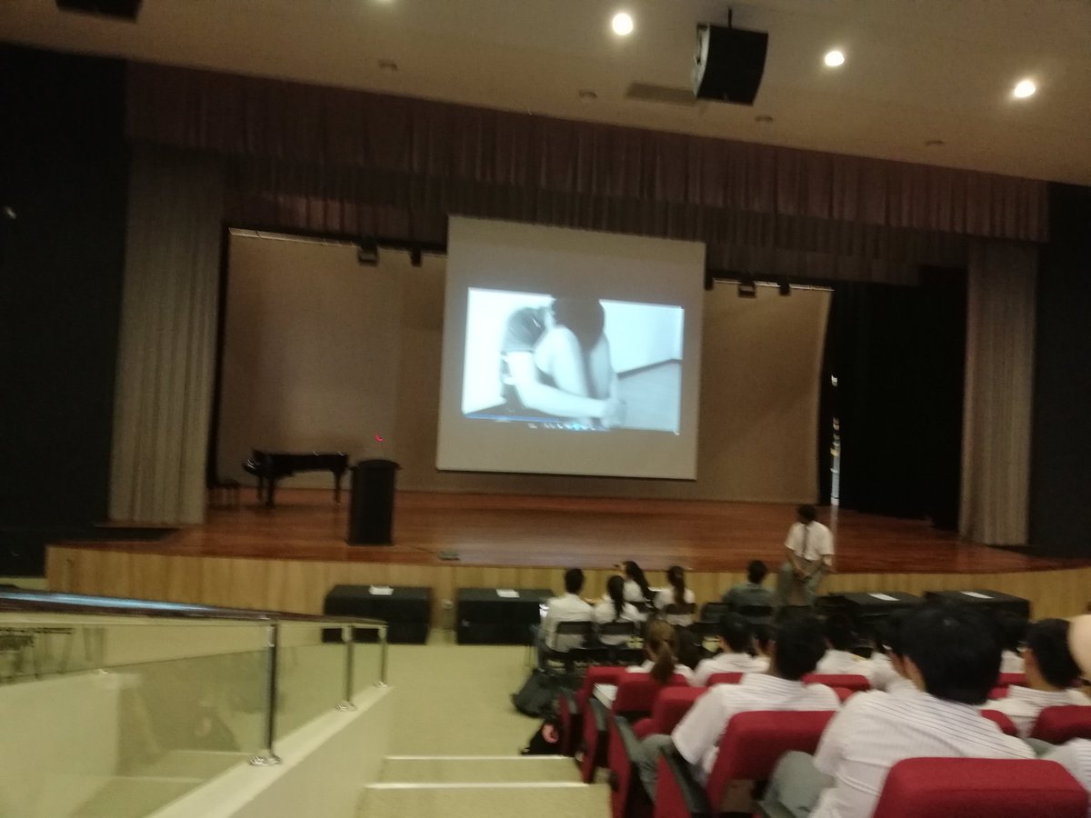 KTJSixthForm's tweet photo. Great peer led assembly by members of Jaw and Nad for Anti Bullying Week on cyber related issues @KTJ_School https://t.co/XFvFMUH5g8