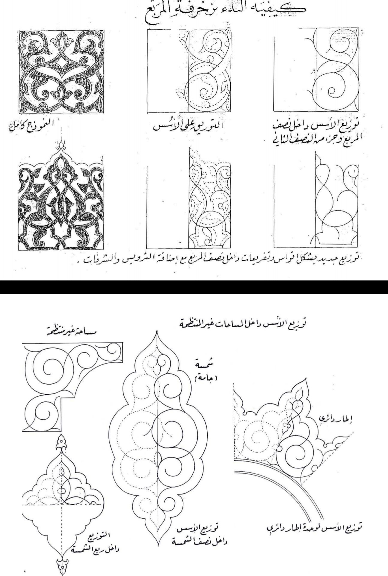 رسم إطارات زخرفية