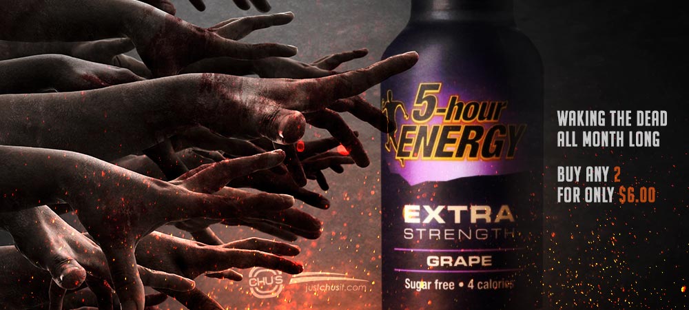 Waking the dead all month long! justchusit.com