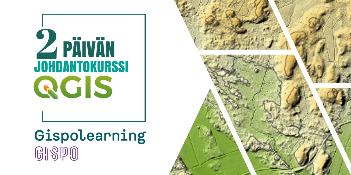 gispofinland's tweet photo. Otetaan paikkatiedot ja niiden hallinta QGIS:in avulla haltuun yhdessä Helsingissä 23.-24.10. Lähde mukaan: https://t.co/Y0UtpbyQsr. 
Muistathan ilmoittautua viimeistään 9.10. 
#gispolearning #gispofinland #qgis #kurssit #avoindata #paikkatieto #avoinlähdekoodi #opensource https://t.co/jcgTkqpkqo
