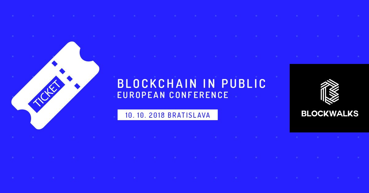 blockwalks's tweet photo. Have your #Blockwalks ticket already?
Normal pass still available here 👉 https://t.co/jKWjaLj1Qv
#blockchain #conference #blockchaintechnology #BlockChainNews https://t.co/S9xQ3QCzr7