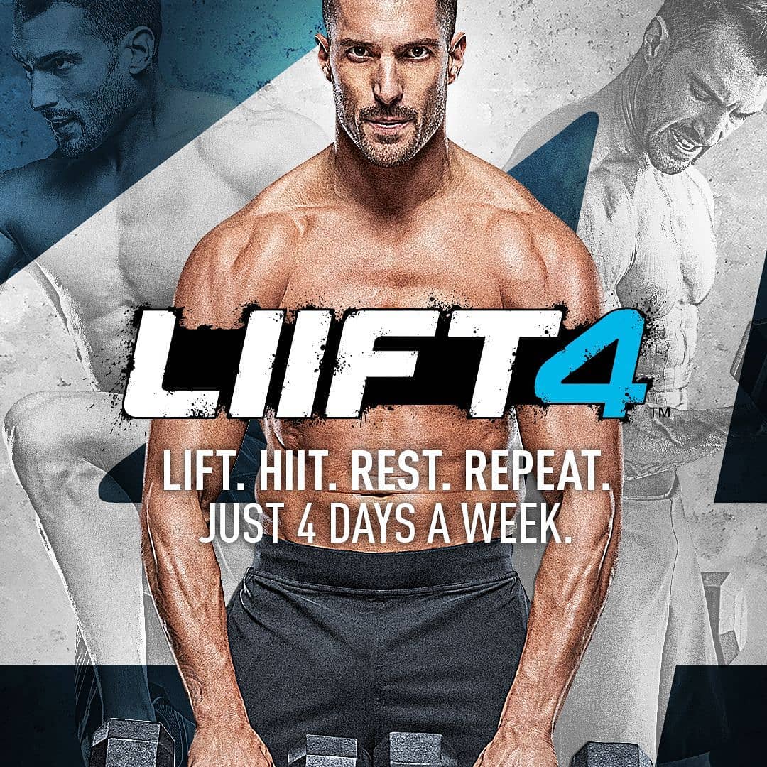 BeachbodyUK's tweet photo. Give @joelfreemanfitness 30 minutes a day, 4 days a week, and he'll help you build muscle and scorch fat. Introducing LIIFT4 - 8 weeks of no-nonsense weight-training and HIIT to help you get results like never before. https://t.co/kT14FSB8sa