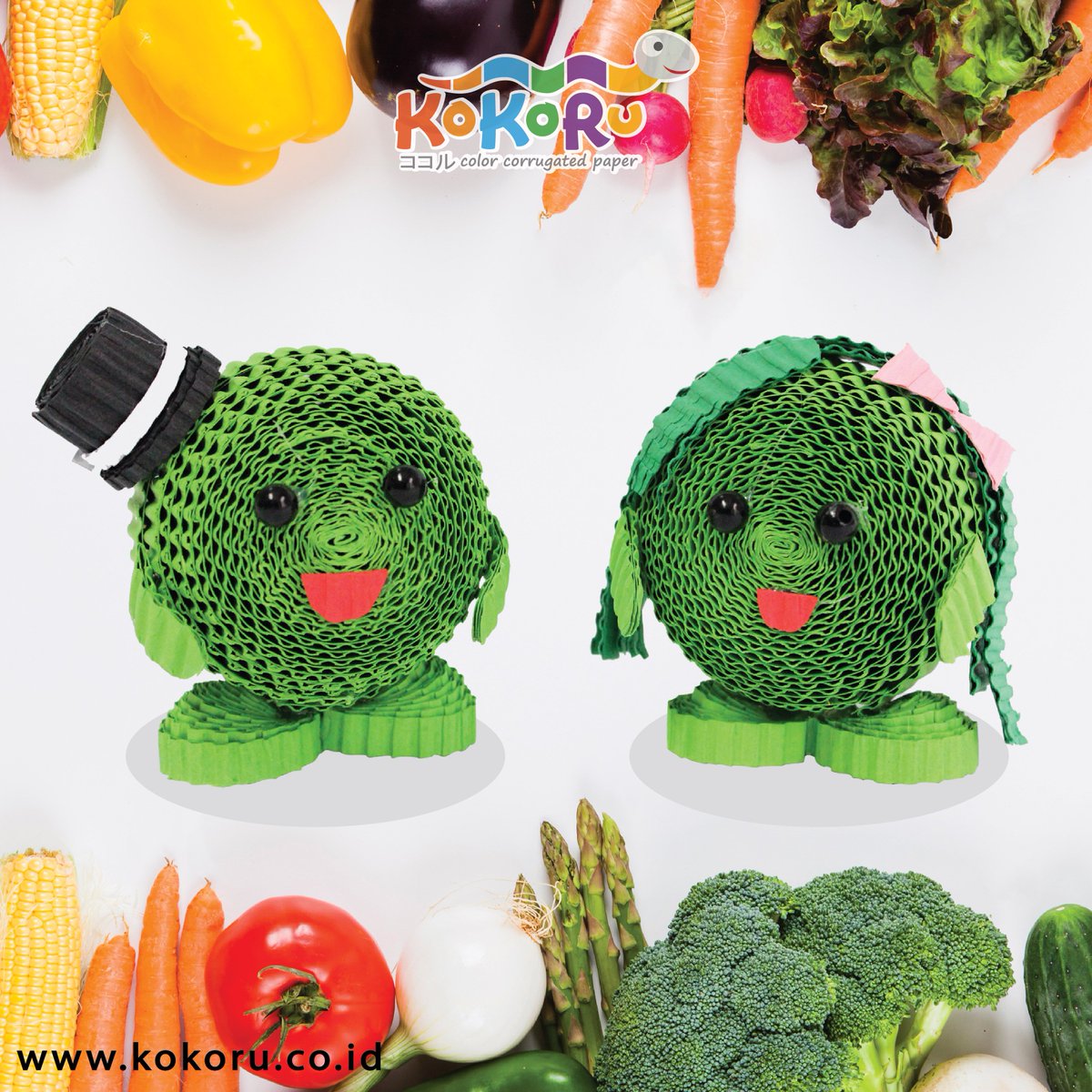 kokoru_paper's tweet photo. Selamat hari Vegetarian sedunia, Kokoru Friends #kokoru #mainkokoru #vegetarian https://t.co/FF7BLa6SYY