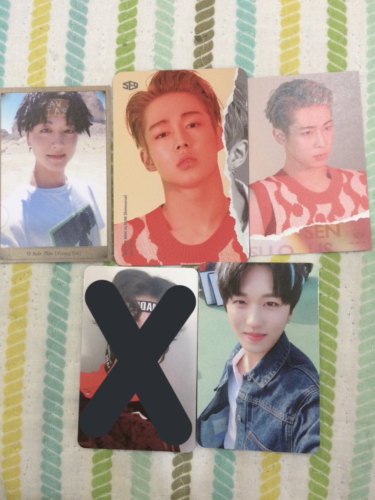 HELP RT [WTT]

Have:
-Youngbin osm pc (gold)
-Chani mamma mia pc
-Dawon exploded ver concept pc
-Dawon exploded ver magnet

Want:
-Taeyang/Hwiyoung pc

Located: Malaysia
WW: Nope sorry

Anyone want to trade to this photocard do directly dm her <a href="/tyangkyun/">:)</a> tq~