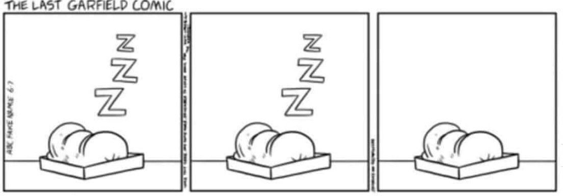 Diego On Twitter No Puedo Creer Que Garfield Muera En Su último Comic