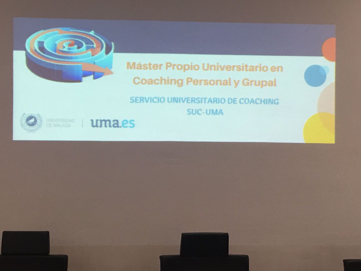 PsiLogopediaUMA's tweet photo. Clausura de la IV edición del Máster Universitario en Coaching Individual y Grupal. Enhorabuena! @infouma https://t.co/DUocPUyqxJ