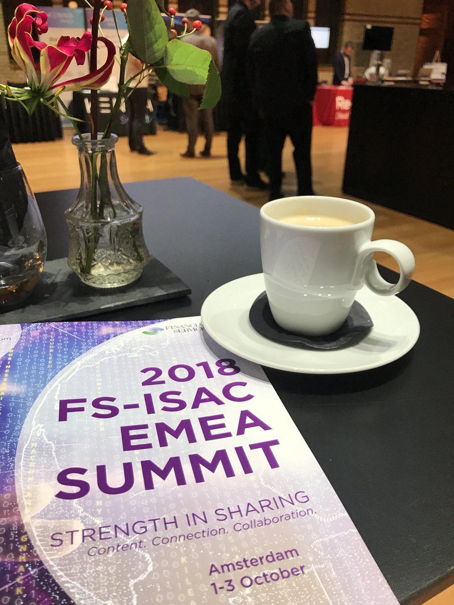 MikeW_Forensics's tweet photo. Looking forward to a few days at the #FS-ISAC conference in Amsterdam https://t.co/XIa02a5fWf