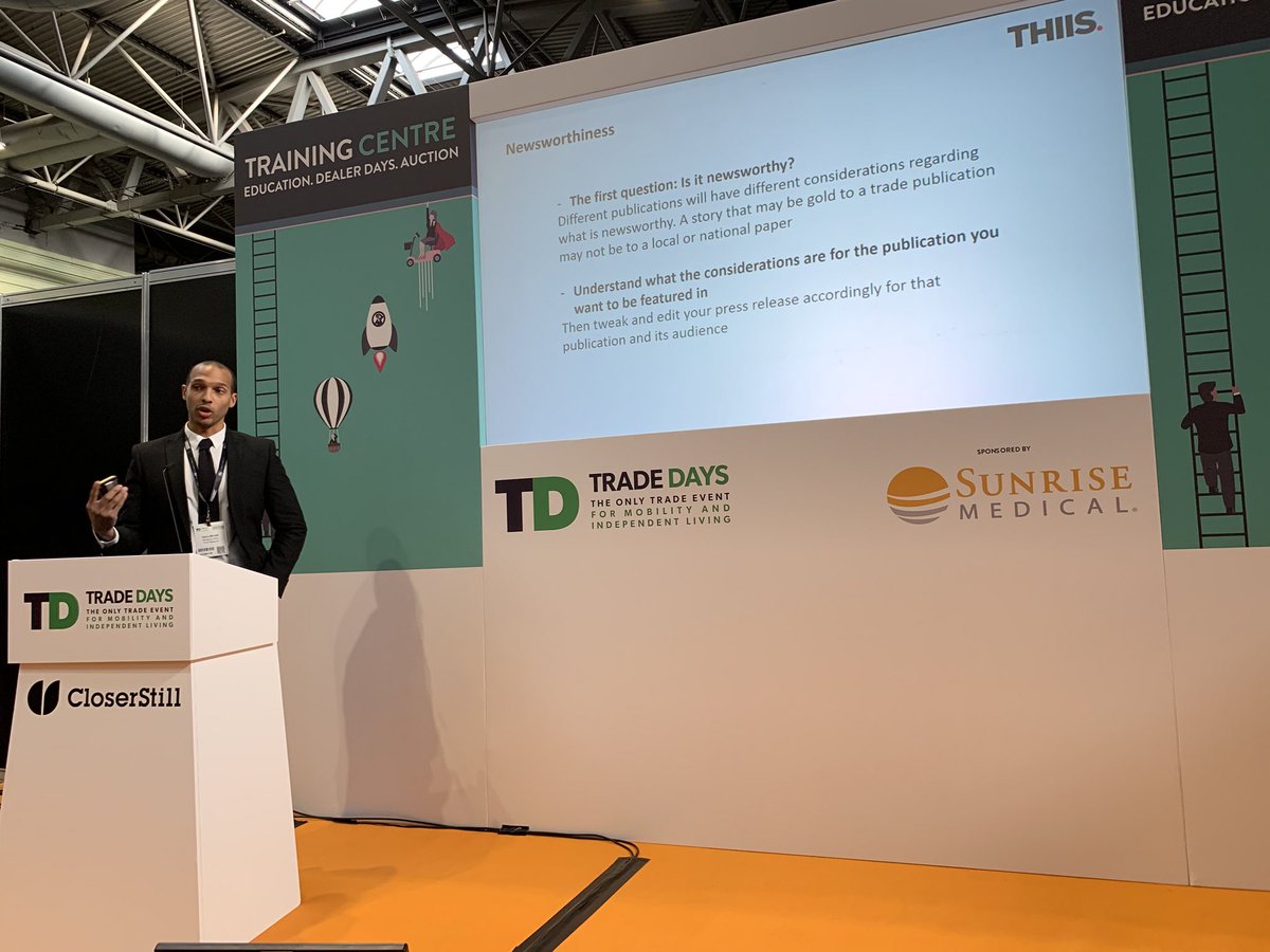 <a href="/wwwthiiscouk/">THIIS Magazine</a> <a href="/tradedaysuk/">Trade Days</a> Calvin giving a  talk about writing for the press today.