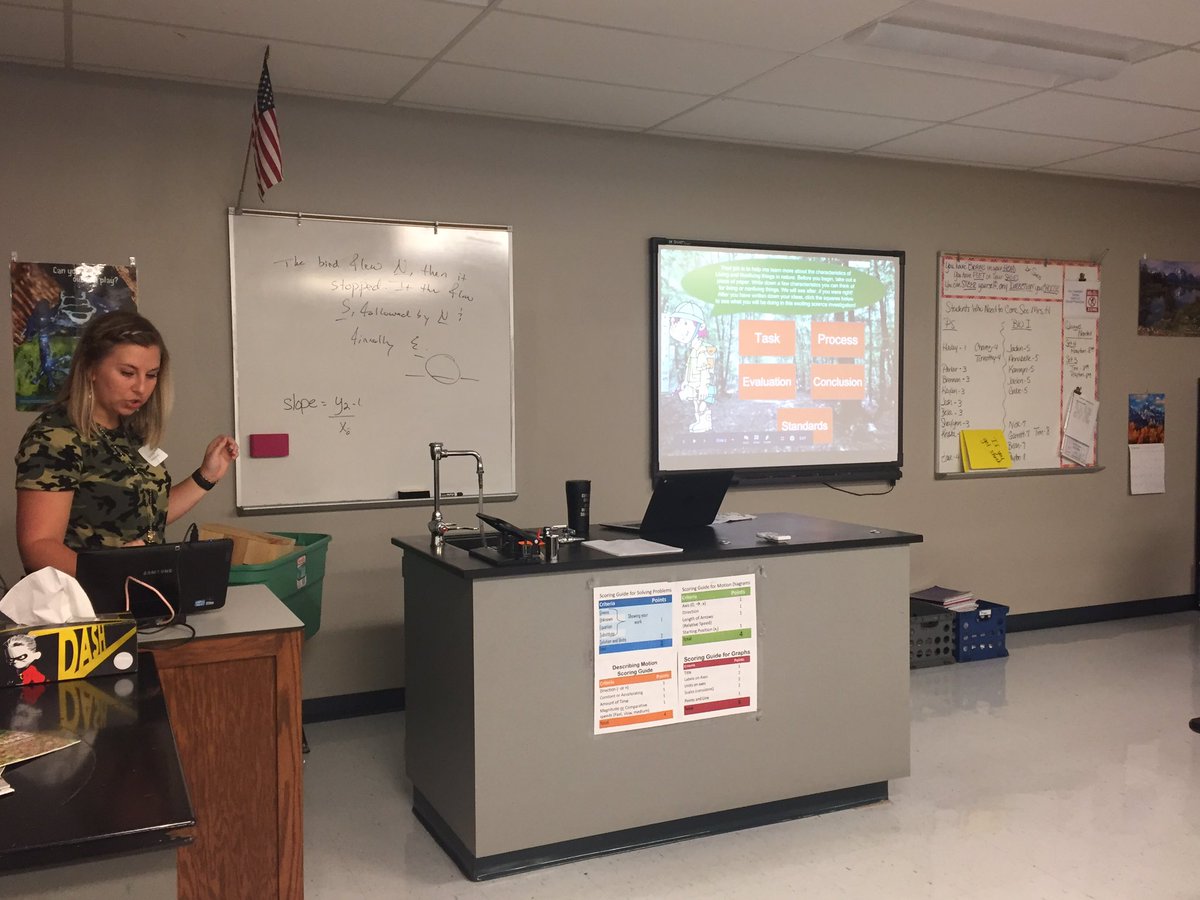 Link_pd's tweet photo. #LeadLearnMPS Erin Gifford showing interactive Google slides. Melissa Gephardt used it for digital notebooks. https://t.co/7i8e4ViAMn