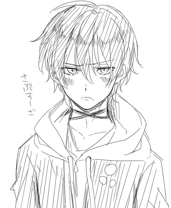この表情が描きたかったのでさぶろーくんが犠牲に 