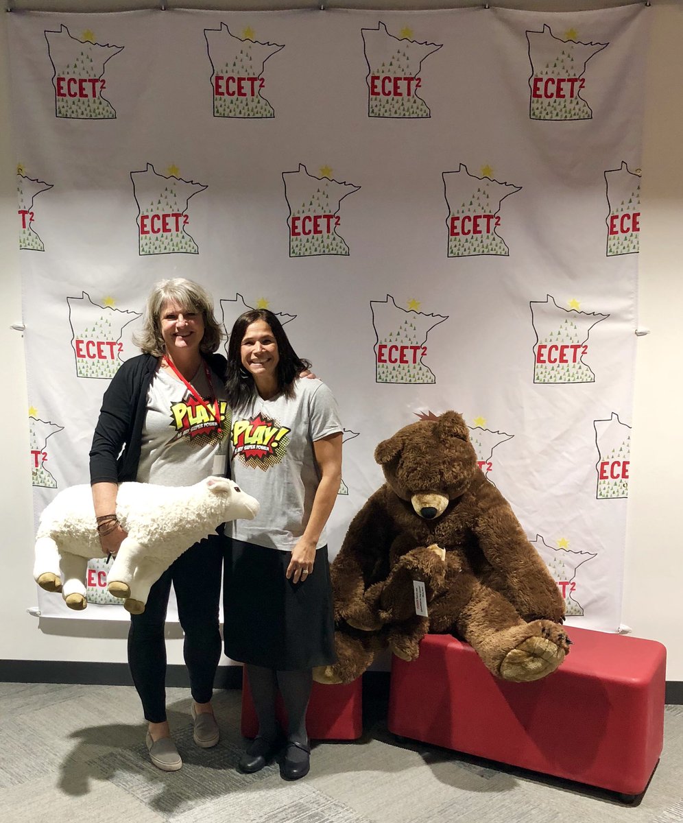 KatyMN12's tweet photo. “Play is a strategy to meet the basic human needs of children.” And THAT’s where we start. Thank you @BCassellius you have my teacher heart! #ECET2MN #ECET2MNPLAY #NNSTOY That’s my Commissioner! https://t.co/buIYCrorzB