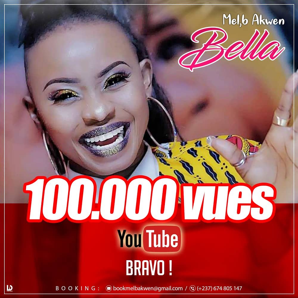 m_akwen's tweet photo. Oh yes!!💃💃. #Bella💓 already has more than 100,000 views💥💥💥. Congratulations to #TeamMelb💪 and especially to the #Fans😍, it's all thanks to you👌😘 And to @BoomTV1 @TRACEAfrica_ 💪 👉https://t.co/tEUeSeKjtT https://t.co/yhh1dZIV22