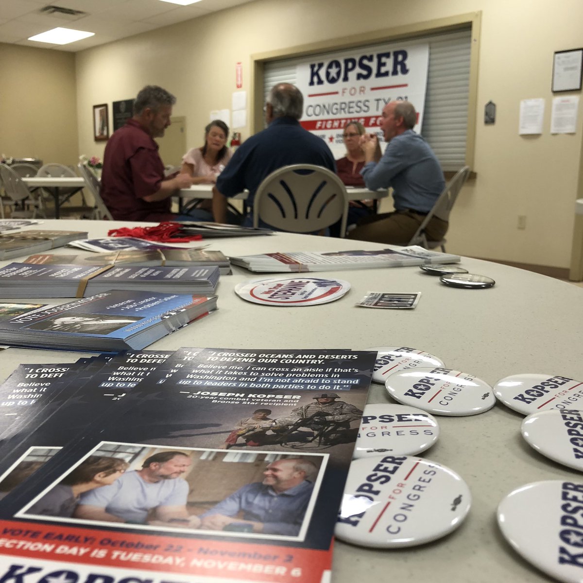 Kopser4Congress's tweet photo. In #RealCounty, we sat down to talk with Leakey residents about the issues that matter to us all—jobs, education, and our kids’ future. We’ve now hosted eight town halls across #TX21, because we know this district is ready for open, accessible leadership! https://t.co/SWmEnANgaB