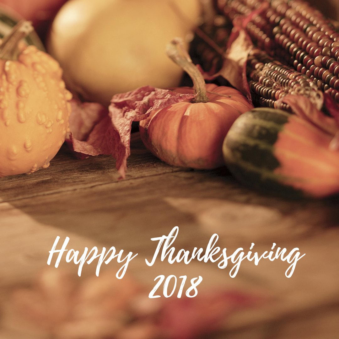 Happy Thanksgiving!  We hope you are all enjoying the long weekend with family and friends! https://t.co/lgH0tRcnS7