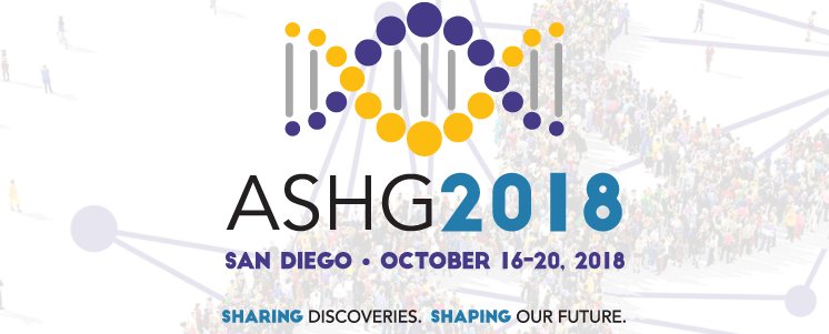 Exiting times, the #ASHG18 event in San Diego is just one week away. Find us at booth 645!