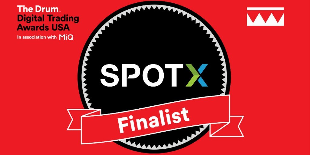 SpotX's tweet photo. Hooray! @SpotX is a finalist for @TheDrum's Digital Trading Awards in the Best Overall Technology for #Programmatic Trading category! We've been nominated for our work with @sendtonews. Check out the case study ➡️ https://t.co/e2c9ThSEmM #DTAUSA #OTT #HeaderBidding https://t.co/ORKMpmWzGT