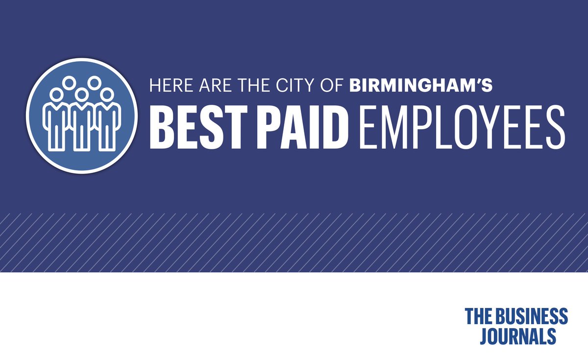 Meet Birmingham's highest-paid city employees <a href="/bhambizjrnl/">Birmingham Business Journal</a> bizj.us/1pq2jx