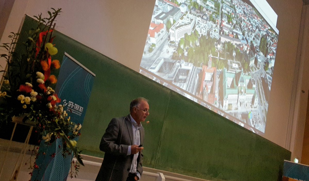 SfbTrr161's tweet image. Last talk for this #QiVC2018 conference day @Uni_Stuttgart was held by Dieter Fritsch about #Photogrammetry #VisualComputing