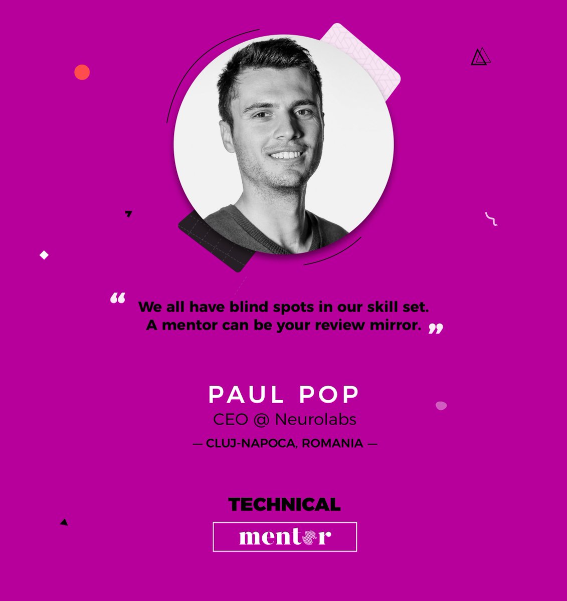 FindMyMentor's tweet photo. Learn from the best: https://t.co/W0i6frogTc
Do you want to learn how to build a startup based on Machine Learning and Deep Learning?
Then @paul_alex_pop, the CEO of @Neurolabs1, is the right mentor for you!  
#learnfromthebest #mentor #mentoring #europe #entrepreneurship https://t.co/aS6Dl86jon