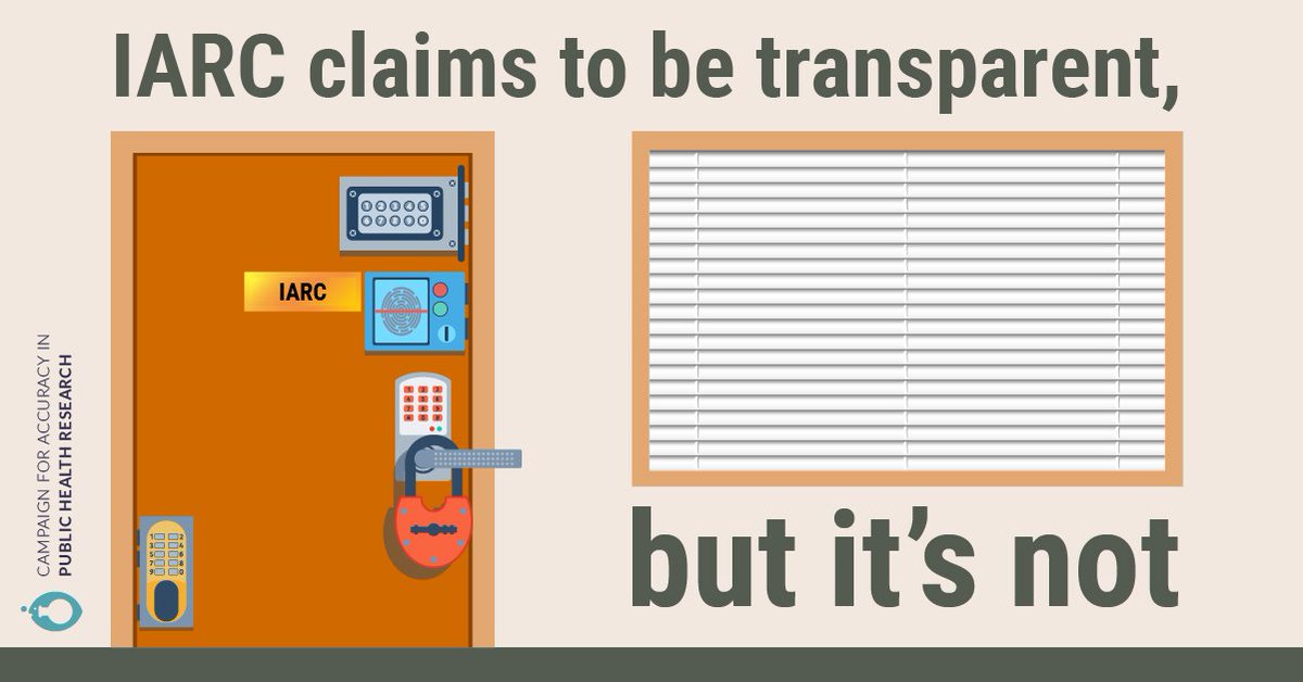 IARC goes to great lengths to keep its Monographs process and the justifications for its conclusions a secret: ow.ly/dJxy30m19bN