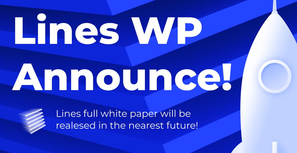 LinesCoin's tweet photo. Attention , Liners! We are excited to announce Lines NFC System Whitepaper! Some other news are coming  soon. And as always, stay tuned!
#Lines #Linescoin #Bigannounce https://t.co/7ePweJ0V00