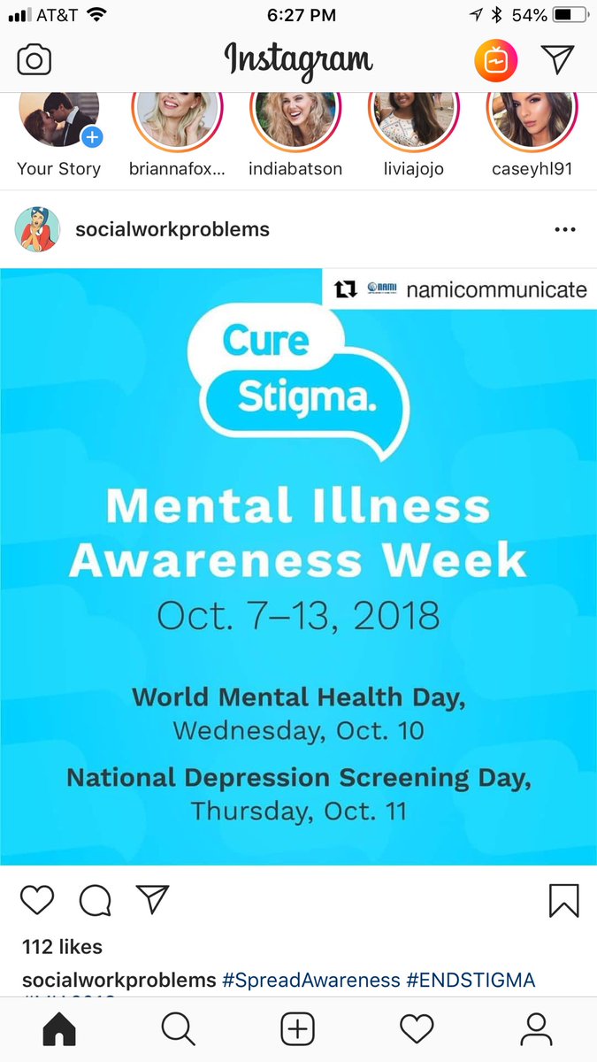 GabyTowery's tweet photo. Please, please, please don’t lessen mental health to make it small when it is such a large-scale issue. Take care of you so you can take care of others! #SocWorkUAB #mentalillness #mentalhealth #awareness https://t.co/VgxkorVUdf