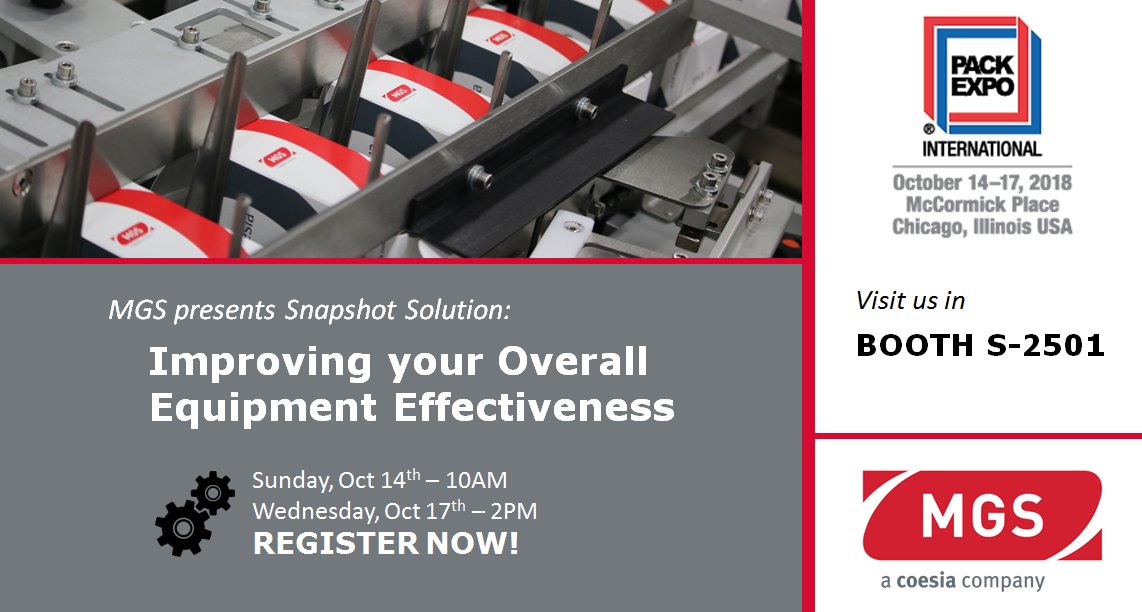 Just 5 days until #PACKexpo! Don't miss our Snapshot Solution presentations in the #Coesia booth. Register now to reserive your seat! coesia.com/en/innovation/…