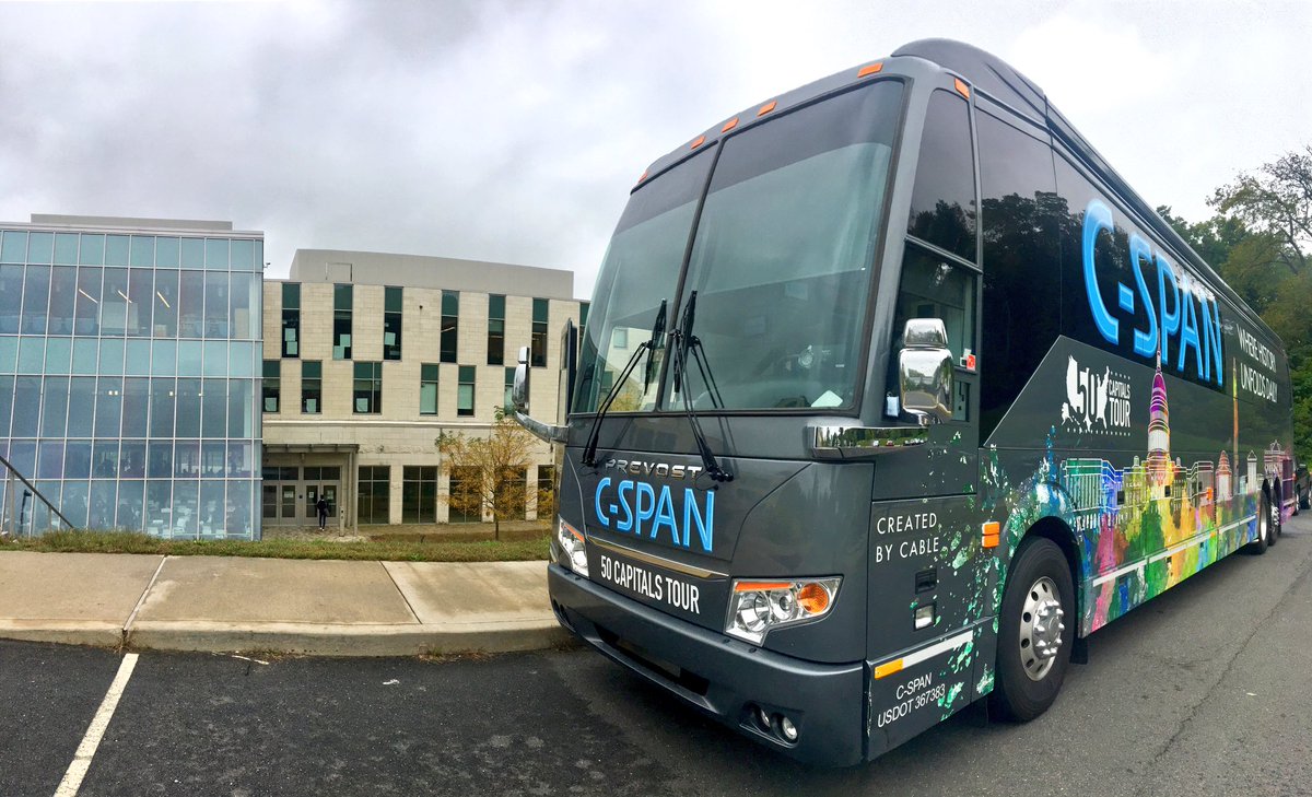 We’re kicking off our second stop of the day at the Journalism and Media Academy in Hartford, CT! #50CapitalsTour