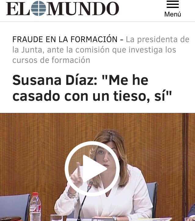 __CarmenLopez's tweet photo. Susana Díaz, 17 años en terminar Derecho (no 10 como dice su wikipedia), 0 años de experiencia profesional, 27 años de experiencia política: tu dinero , su única fuente de ingresos. https://t.co/ZYVYO737sq